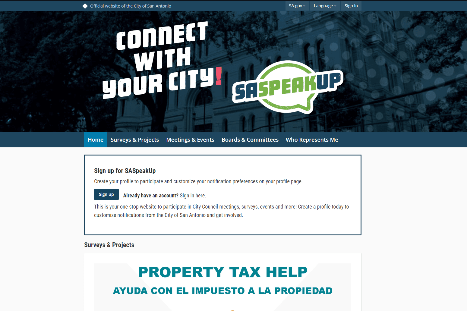 San Antonio Speak Up